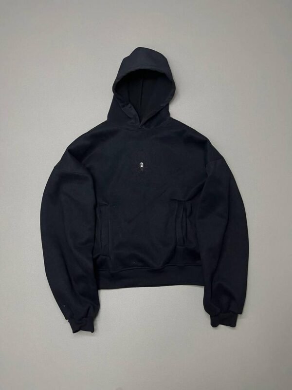Spider Cropped Hoodie