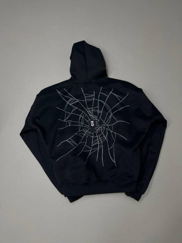 Spider Cropped Hoodie - Image 2
