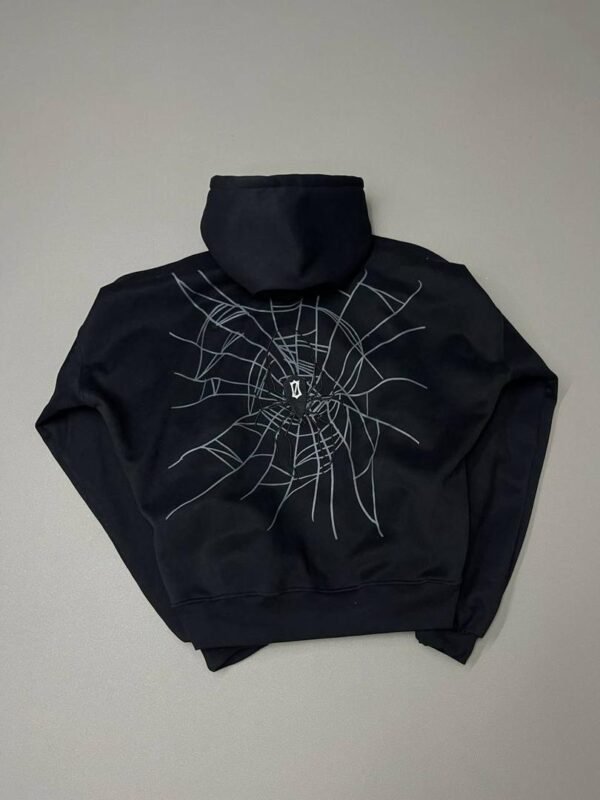 Spider Cropped Hoodie - Image 3