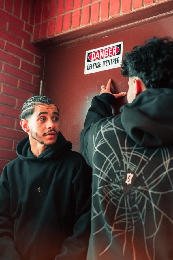 Spider Cropped Hoodie - Image 8